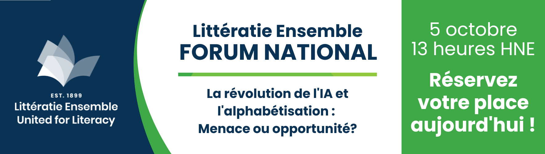 Reservez votre place